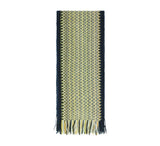 Cashmere Knitted Speckled Scarf Pashmina & Scarves Navy / Yellow 