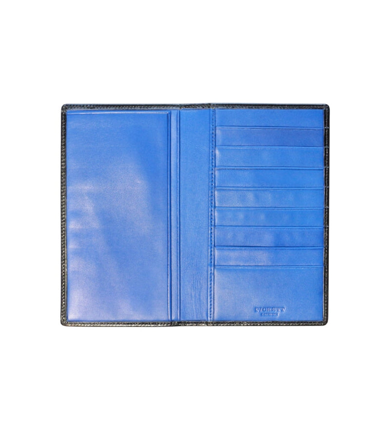 Classic Tall Wallet Wallets Royal Blue Calf/Lambskin 