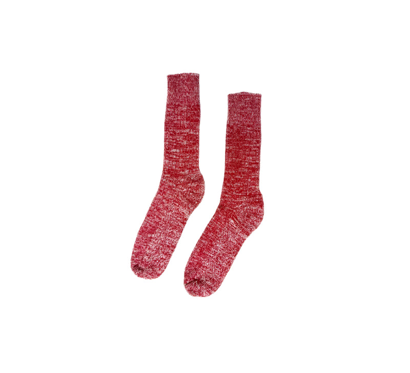 Cushion Sole Socks Textiles Red 