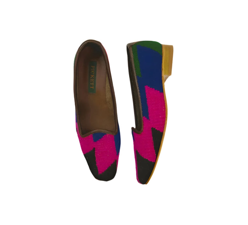 Ladies Kilim Slippers EU37 / UK4 Kilim Slippers/Trainers Hot Pink 