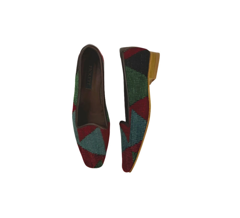 Ladies Kilim Slippers EU39 / UK6 Kilim Slippers/Trainers Maroon 