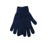 Ladies Lambswool Gloves Textiles Dark Blue 