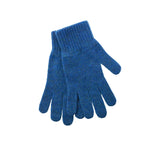 Ladies Lambswool Gloves Textiles Mid Blue 