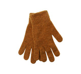 Ladies Lambswool Gloves Textiles Mustard 