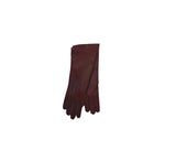 Ladies Mid Length Cashmere Lined Gloves Gloves Burgundy 6.5 