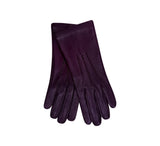 Ladies Silk Lined Gloves Gloves Dark Purple 6.5 