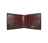 Ligne de Poisson Short Wallet Wallets Black / Burgundy 