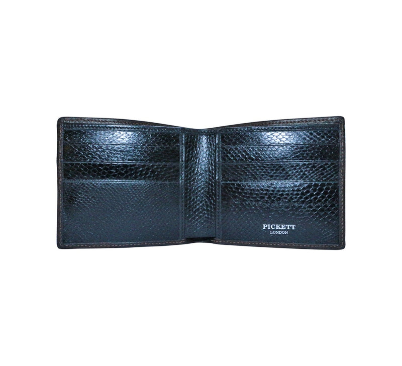 Ligne de Poisson Short Wallet Wallets Dark Brown / Black 