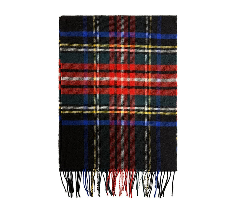 Loch Morar Scarf Pashmina & Scarves Navy / Red 