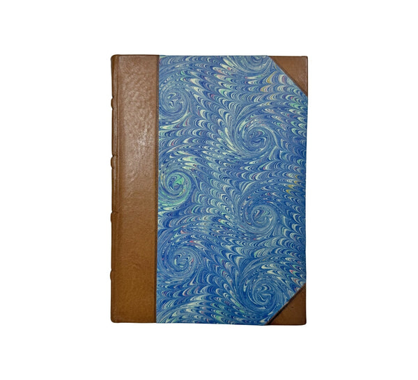 Marbled Paper Notebook Books & Journals Blue 