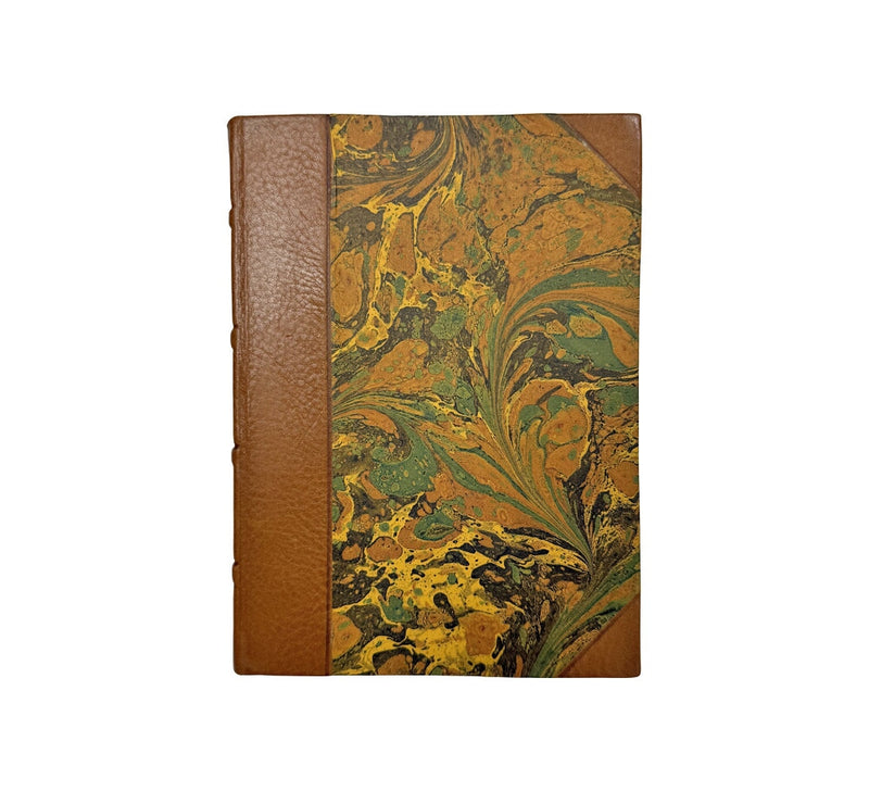 Marbled Paper Notebook Books & Journals Burnt Orange 