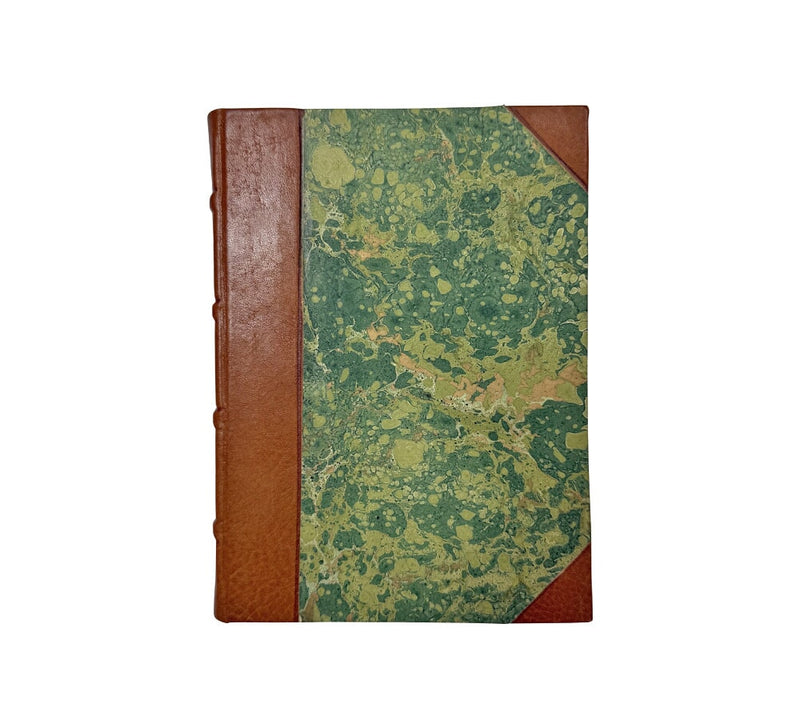 Marbled Paper Notebook Books & Journals Green 