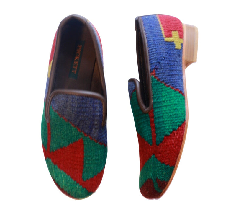 Men's Kilim Slippers EU41 / UK7 Kilim Slippers/Trainers Green 