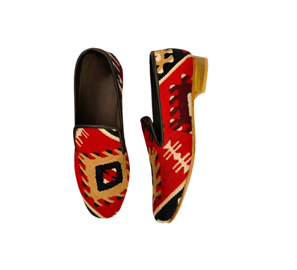 Men's Kilim Slippers EU42 / UK8 Kilim Slippers/Trainers Bright Red 