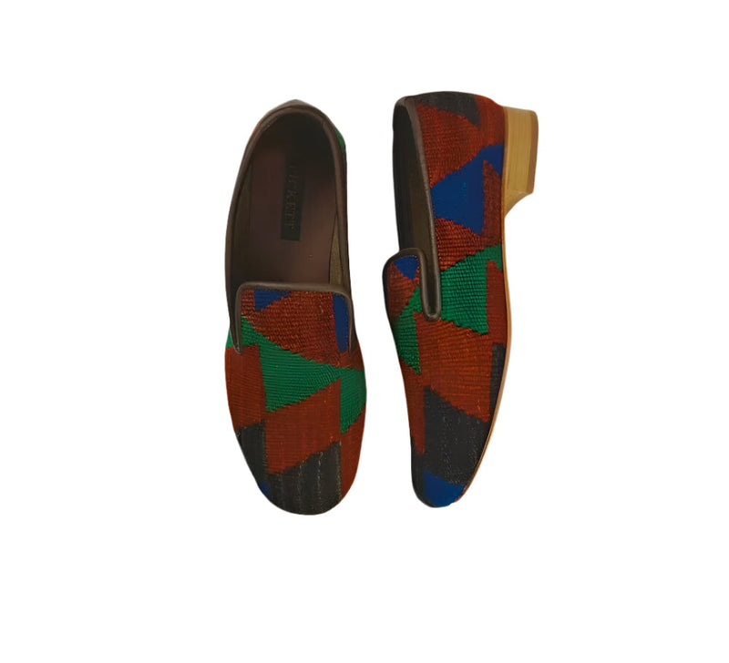 Men's Kilim Slippers EU42 / UK8 Kilim Slippers/Trainers Green 