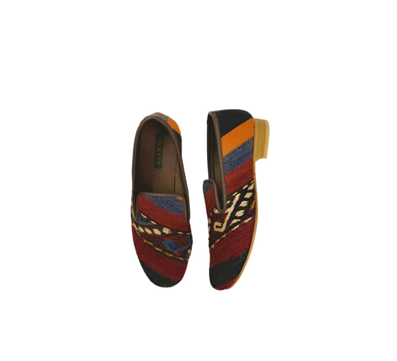 Men's Kilim Slippers EU42 / UK8 Kilim Slippers/Trainers Maroon 