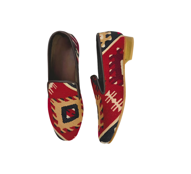 Men's Kilim Slippers EU43 / UK9 Kilim Slippers/Trainers Coral 