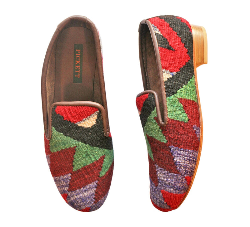 Men's Kilim Slippers EU43 / UK9 Kilim Slippers/Trainers Forest Green 