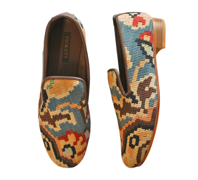 Men's Kilim Slippers EU44 / UK10 Kilim Slippers/Trainers Blue 