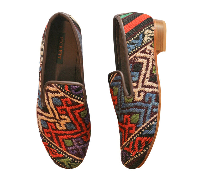 Men's Kilim Slippers EU44 / UK10 Kilim Slippers/Trainers Burnt Orange 