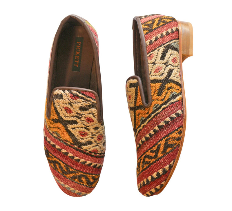 Men's Kilim Slippers EU44 / UK10 Kilim Slippers/Trainers Crimson 