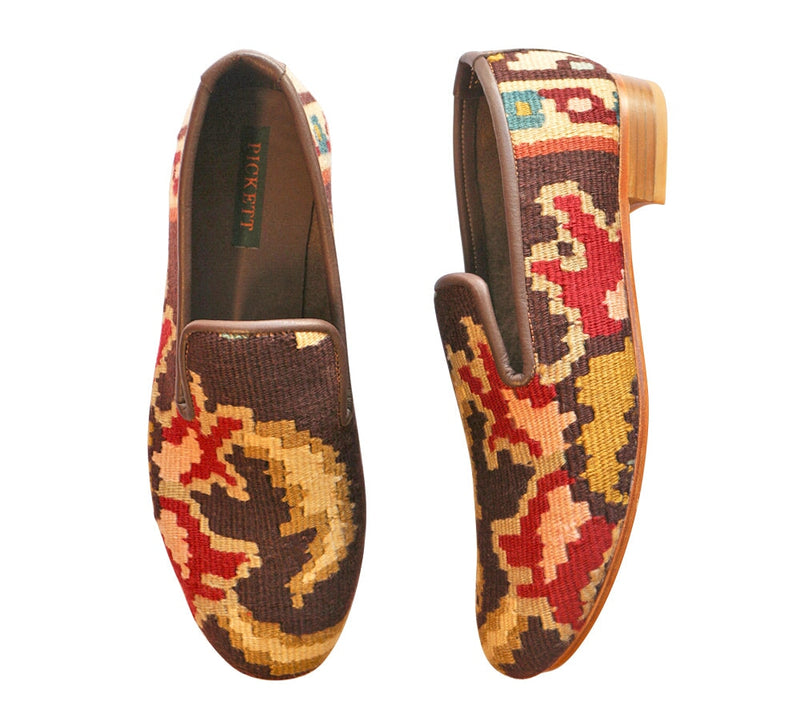 Men's Kilim Slippers EU44 / UK10 Kilim Slippers/Trainers Dark Brown 