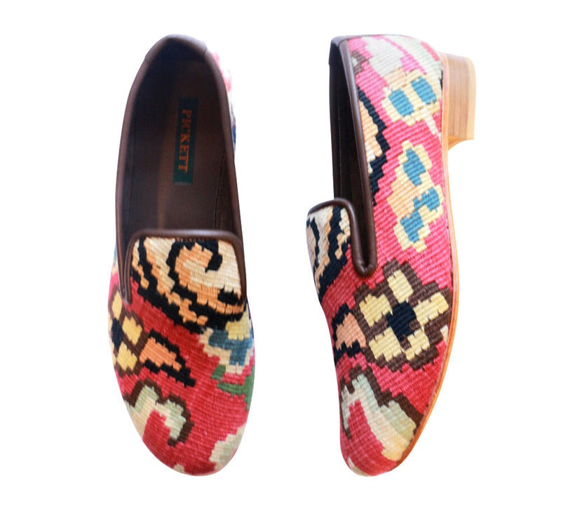 Men's Kilim Slippers EU45 / UK11 Kilim Slippers/Trainers Raspberry 