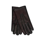 Men's Watercolour Dyed Cashmere Lined Gloves Burgundy 8 