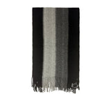 Multi Stripe Knitted Scarf Pashmina & Scarves Dark Grey 