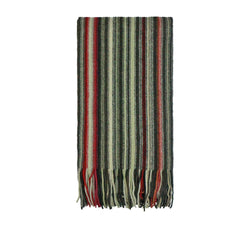 Multistripe Lambswool Scarf Pashmina & Scarves Brown 