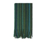 Multistripe Lambswool Scarf Pashmina & Scarves Green 