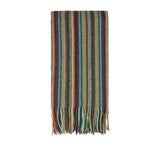 Multistripe Lambswool Scarf Pashmina & Scarves Natural 