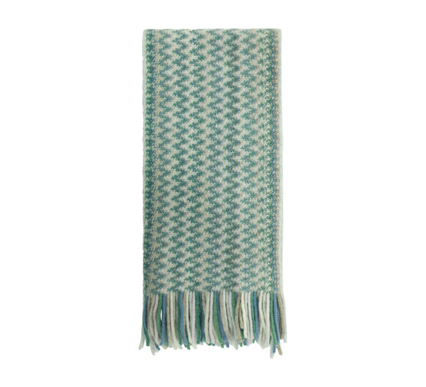 Narrow Cashmere Knitted Scarf Pashmina & Scarves Sage 