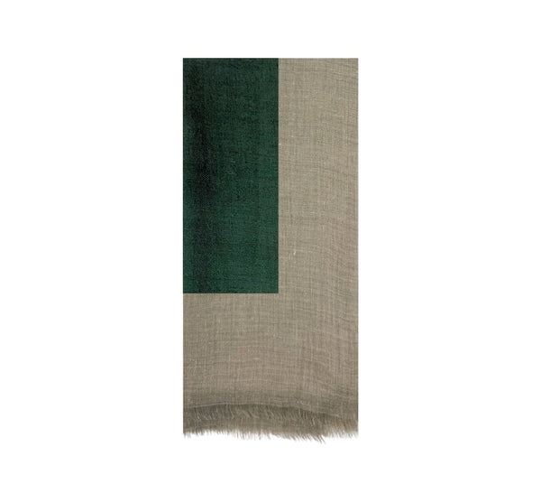 Nepalese Cashmere Stole Pashmina & Scarves Green 