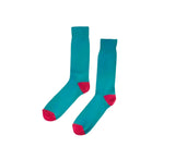 Two Tone Socks Textiles Turquoise / Pink 