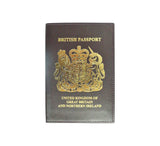 British Passport Cover Travel Accessories Burgundy 