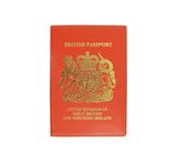 UK Passport Cover Travel Accessories Orange 