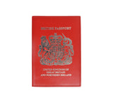 British Passport Cover Travel Accessories Red 