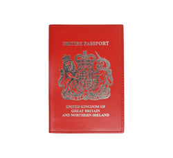 British Passport Cover Travel Accessories Red 