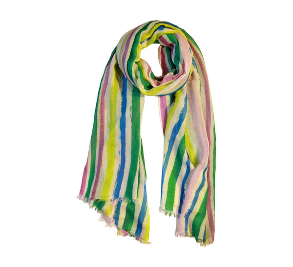 Vertical Painted Brushstroke Stole Pashmina & Scarves 