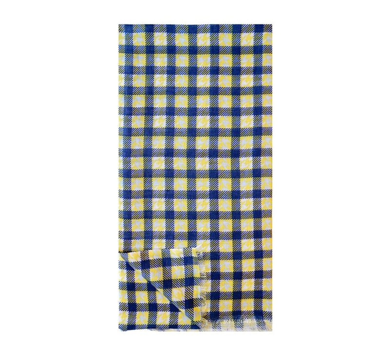 Houndscheck Stole Pashmina & Scarves Yellow 